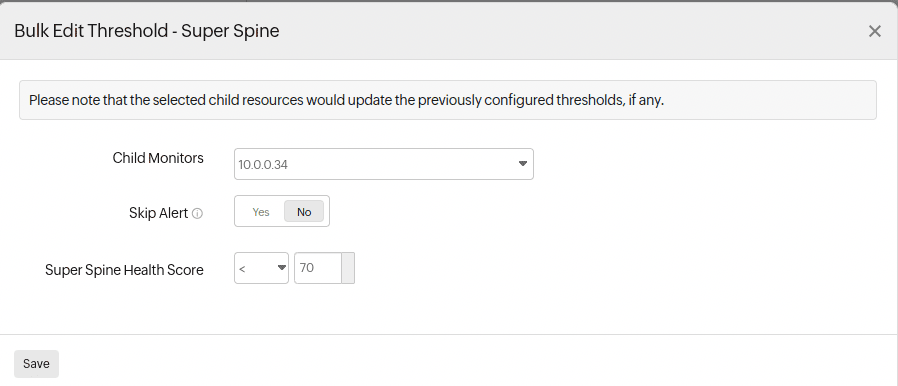 bulk edit threshold